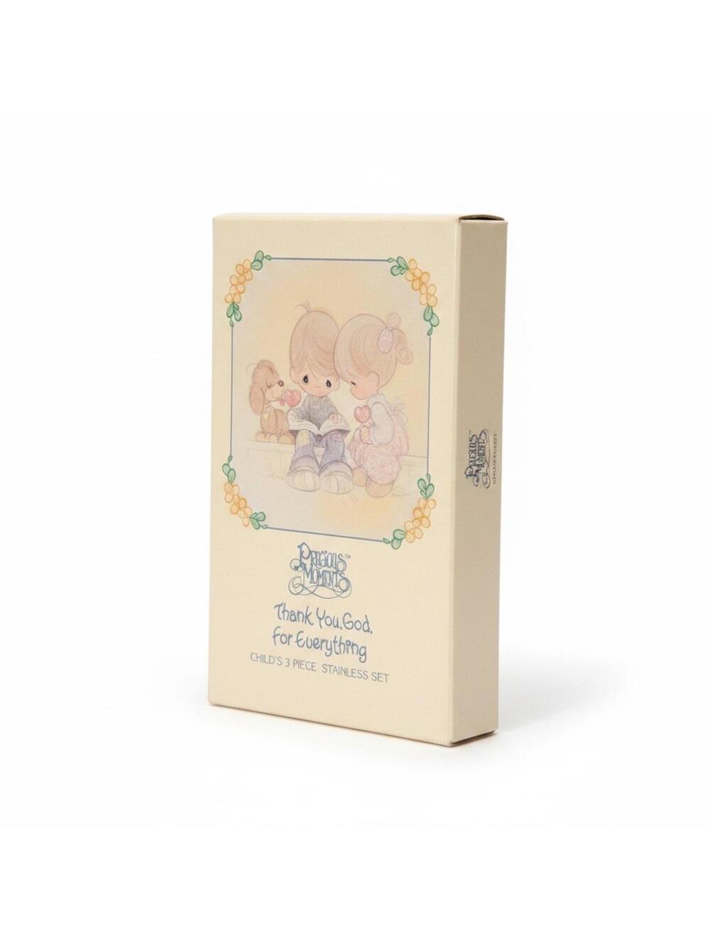 Enesco Precious Moments Childs 3 Piece Stainless Cutlery Set Thank You God